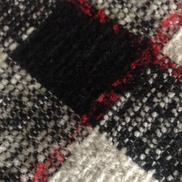 BCBGeneration Long Vest Plaid Pockets Size S - Picture 7 of 7